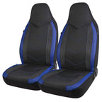 AUTOKING High Back Bucket Universal Seat Protector Breathable Mesh Fabric Carbon Fiber Texture Seat Car Seat Cover Cushion