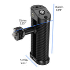 Camera Cage Top / Side Handle Grip With Trigger Shutter Control Cable for Sony Canon Nikon Fuji DSLR Carbon Fiber Grip Bracket