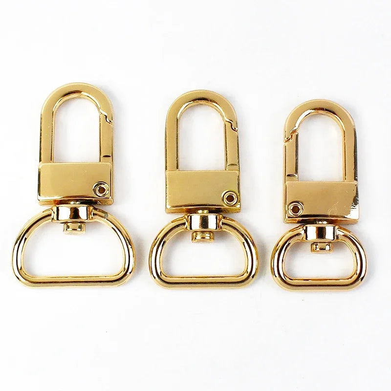 5/10Pcs Meetee 13/16/19mm Metal Belt Buckle Lobster Trigger Clasp Snap Hook Keychain Carabiner for Bag Clip Hardware Accessories
