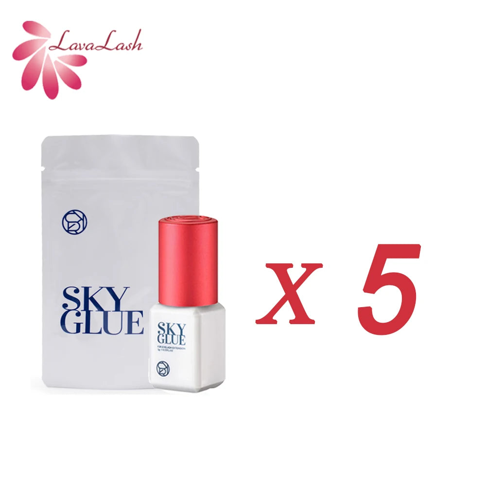 5ml Sky Glue Fast Dry Strong False Lash Adhesive Long Lasting 6-7 Weeks Eyelash Extension Glue Low Smell No Irritation