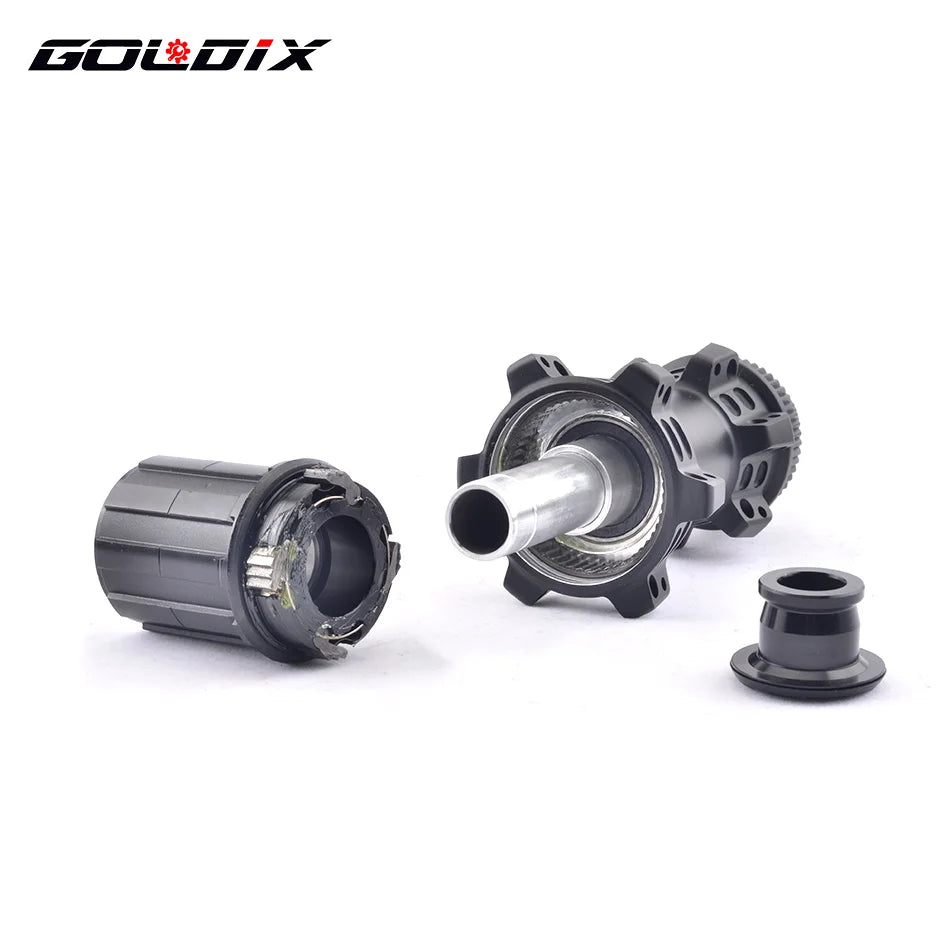 GOLDIX R390 unmarked 24H sealed bearings, ultra-light 338g four-pawl road bike hub compatible with SHIMANO SRAM 11/12S cassettes