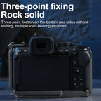 YANZUO Nikon Z50 II Camera Cage Kit2 Black-MiniGrip Metal Expansion Frame