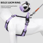 Reflective Dog Harness Vest with Handle, Adjustable Chest Straps, Sizes S-XL