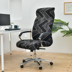 Elastic Rotating Office Chair Cover With Back Anti-dirty Computer Seat Case Spandex Gaming Chairs Slipcover for Armchair