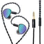Celest Wyvern Black Remaster 10mm LCP 2.0 Diaphragm Custom Dynamic Driver in Ear Earphones with MIC Cable Headphones