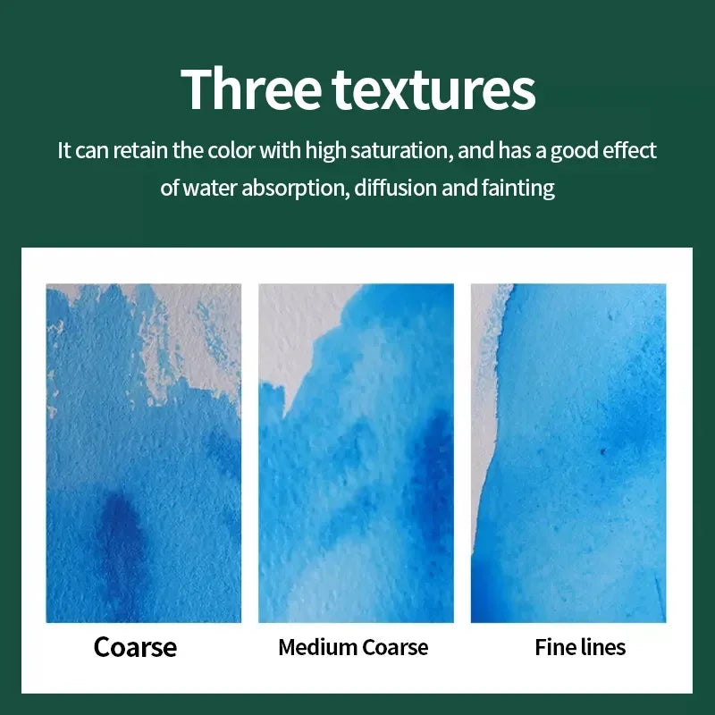100% Cotton Watercolor Paper Sealing Pad 32K 16K 8K 20Sheets 300gsm/200gsm Water Color Drawing Painting Book Sketchbook Art Supp