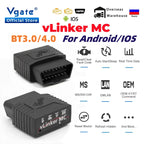 Vgate vLinker MC+ Bluetooth 4.0 OBD2 Scanner ELM327 V2.2 BimmerCode Wireless 4.0 iOS Android BT3.0 Car Diagnostic Tool