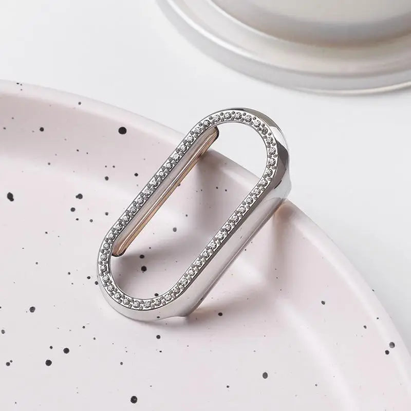 For Xiaomi Mi Band 10 9 8 Case Half Cover Diamond Anti Scratch Protective Shell for MiBand10 9 8