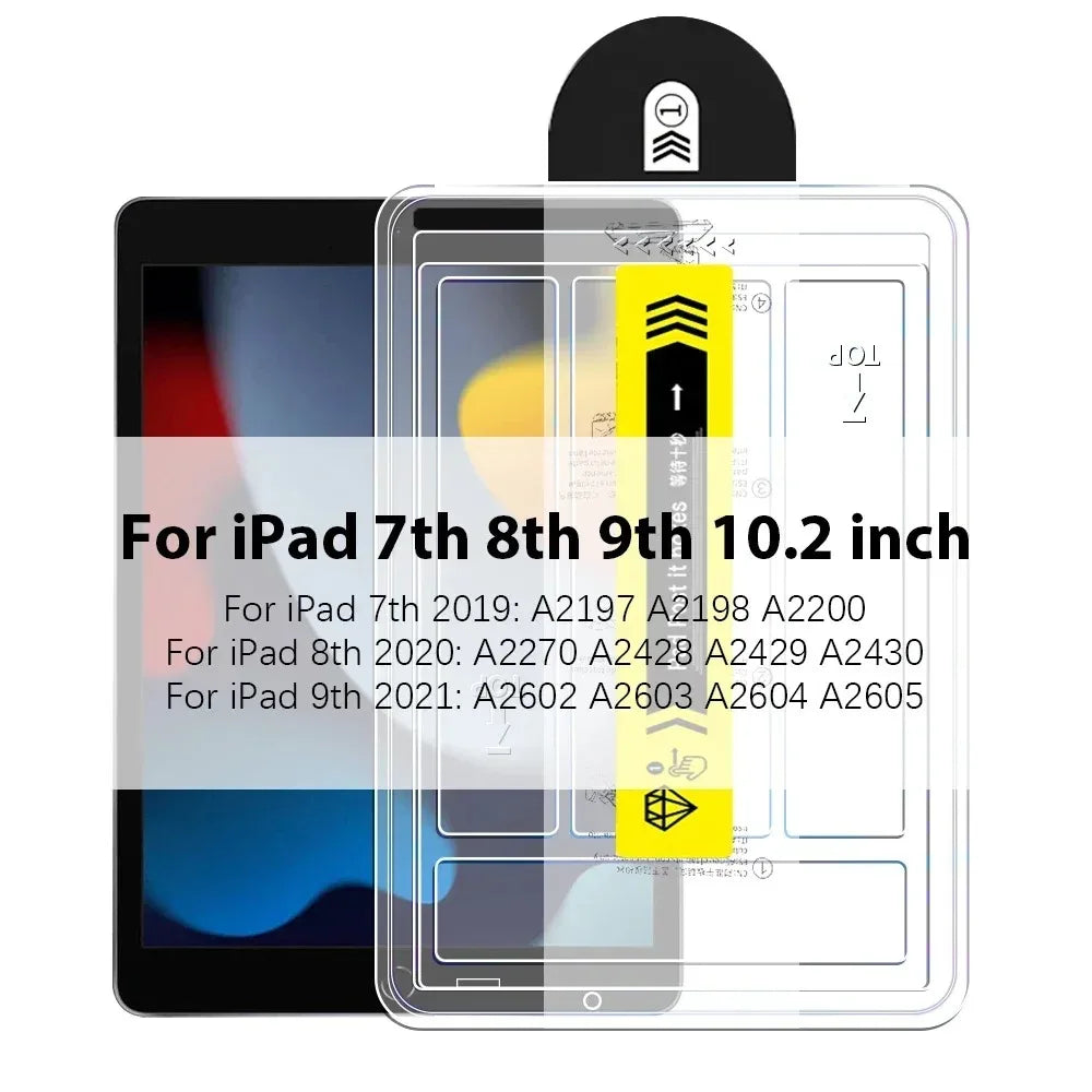 Tempered Glass for iPad Air 13 11 5 4 3 M3 M2 Pro13 M4 A16 11th 2025 12.9 Screen Protector 10 9 10th 9th Mini 7 6 Instant Film