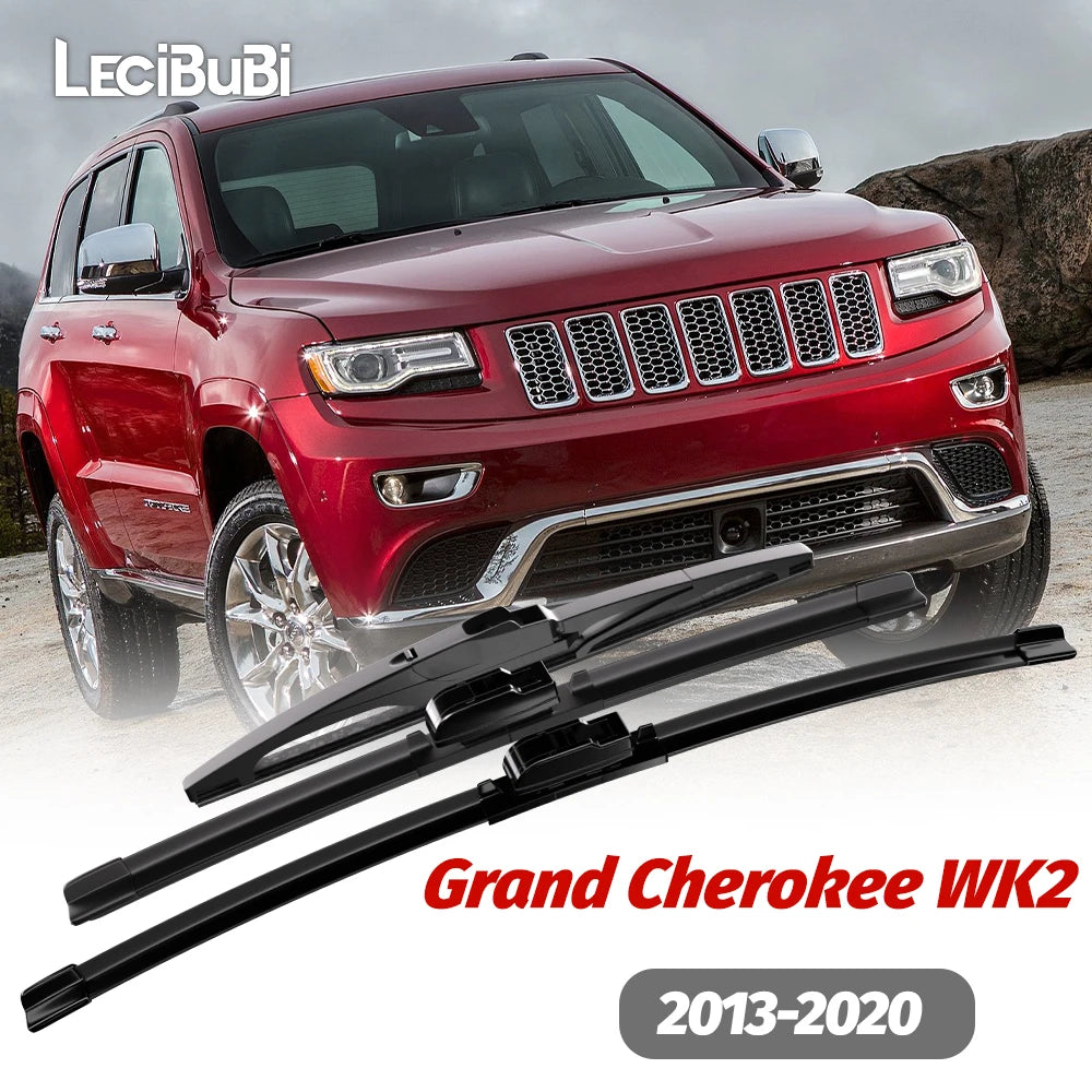 1set Front & Rear Windshield Wiper Blades Windscreen Wipers For Jeep Grand Cherokee WK2 2013-2020 2014 2015 2016 2017 2018 2019