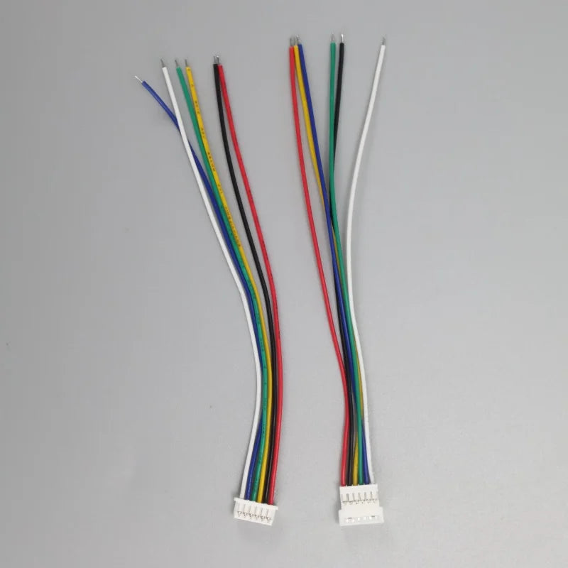 10 pcs 100mm Mini Micro Jst 1.25 2/3/4/5/6 Pin Male Female Plug Connector With Wire 1.25mm 2pin/3pin/4pin/5pin Cable 2p/3p/4p/5p