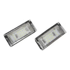 2PCS White LED License Plate Light Lamp For BMW 3 Series E46 4D 1998-2003 5D Touring 1998-2005 Error Free