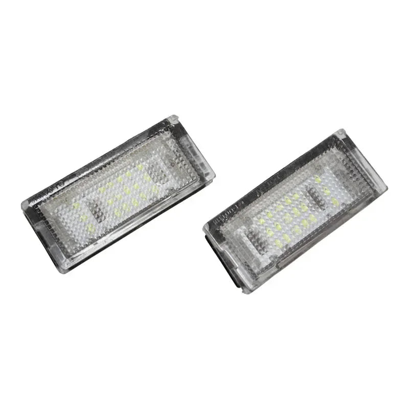2PCS White LED License Plate Light Lamp For BMW 3 Series E46 4D 1998-2003 5D Touring 1998-2005 Error Free