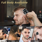 Solimpia Hair Clippers Set Machine Oil Head Carving Digital Display Haircut Scissors Electric Pusher Three-Piece Set
