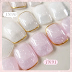 BORN PRETTY 10ml Snow Glitter Gel Nail Polish Pink Milky White Jelly Sequins  Semi Permanent Nails Art Design Varnish Manicure