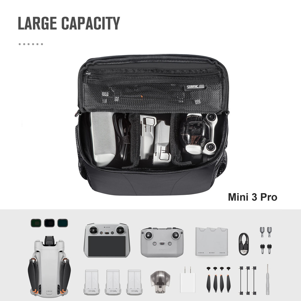 Shoulder Bag Handbag Backpack For DJI Mini 4 3Pro/Air2/2S/Air 3/3S Portable Storage Bag For DJI Mini 5 Pro/Flip/Neo/Neo 2