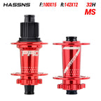 HASSNS PRO7 HG/XD/MS  Bicycle Hub 24/32Holes J-Bend Spokes THRU Axle 12X142/148MM   Sealed Bearing for  Mountain Bike Freehub