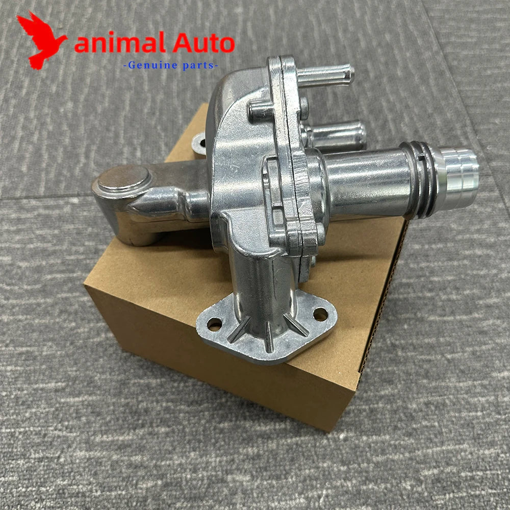 Aluminum thermostat for Land Range Rover Sport Discovery LR3 LR4 Jaguar XF 2.7 3.0 diesel Housing Water Outlet LR073372