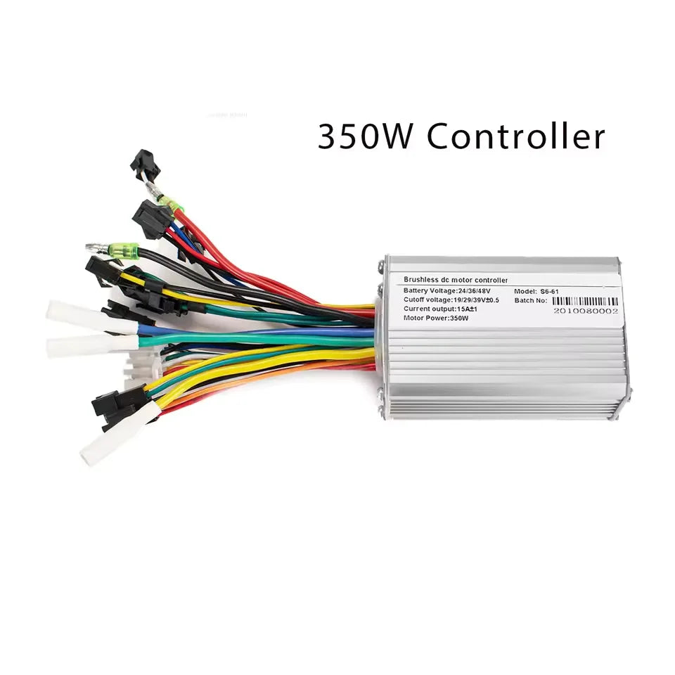Electric Bike Motor Controller Kit w/ G51 Display, 24V/36V/48V 250W/350W/500W