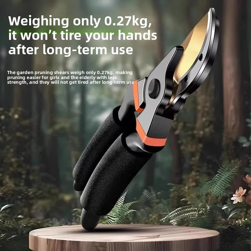 Baolian SK5 Pruning Shears with Teflon Coating, Tree Branch Trimming Scissors