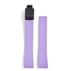 Original Stripess CTS FKM Rubber Watch Strap 20mm For D-elug FKM CTS Watchband Quick Release Silver Butterfly Buckle Cut To Size