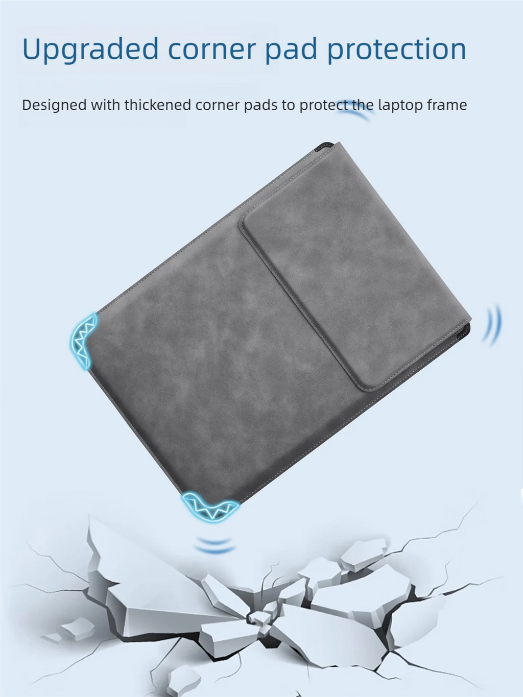 Laptop Sleeve Case 13 14 15 15.6 16Inch For HP DELL Bag For Macbook Air Pro 13 13.6 M4 Notebook Case with stand Men Women