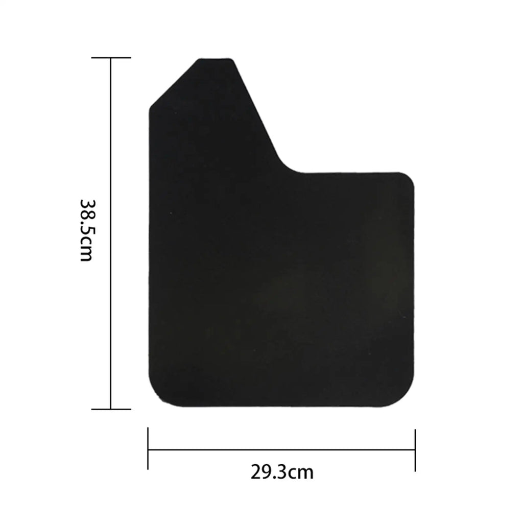4Pieces Mudflaps Flaps Universal Exterior Parts Black Front and Rear Mudguard Mudflaps for Pickup SUV Car Truck
