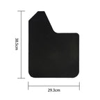 4Pieces Mudflaps Flaps Universal Exterior Parts Black Front and Rear Mudguard Mudflaps for Pickup SUV Car Truck