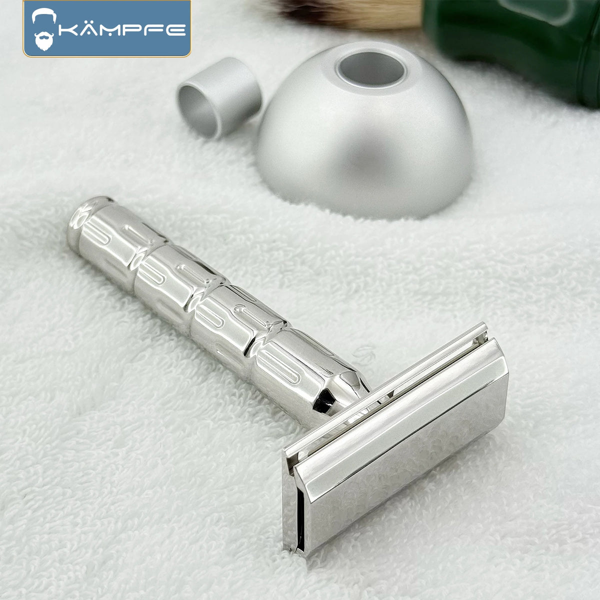 KAMPFE Manual  316L stainless steel men's Mild safety razor boyfriend father gift CNC machining