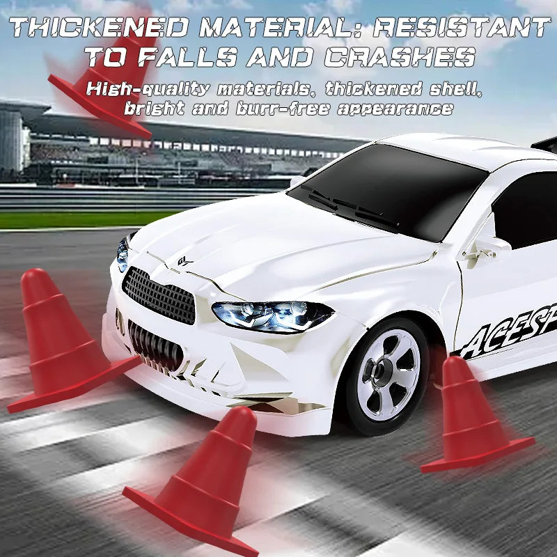 1/64 RC Car 2.4G 4WD High Speed Drift Mini Desktop Racing Car Four Wheel Drive Radio Controlled Mini GTR Racing Model Boy Toy