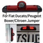Gold Parking Car 3rd Brake Light Rear View Camera Waterproof Night Vision Reverse For Fiat Ducato/Peugeot Boxer/Citroen Jumper