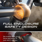 Motorcycle Phone Mount with Vibration Dampener - 30s Tool-Free Install & Quick Lock, Universal for Bike/MTB, Fit 4-7" Phones