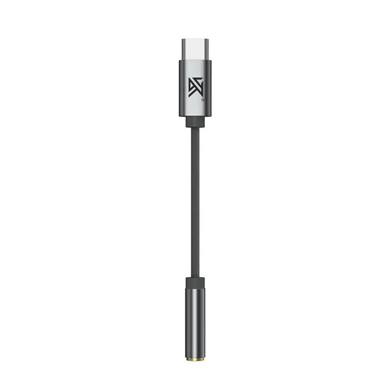 KZ AM01 USB-C to 3.5mm Headphone Adapter, 32-bit/384kHz Hi-Fi DAC Amp Dual-Chip