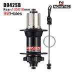 Novatec Mountain Bike Hub D041SB D042SB 28/32/36 Holes Disc Card Brake MTB Bicycle Hub Bearing Front/Rear 8/9/10/11 Speed