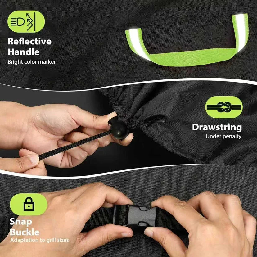 Waterproof BBQ Grill Cover Outdoor Rain Dust Sun Protection, Multiple Sizes