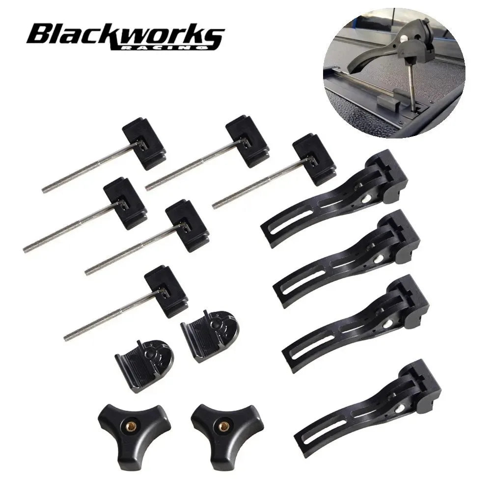 Universal tonneau cover clamp T-bolt fixing kit replacement parts, 6 T-bolts