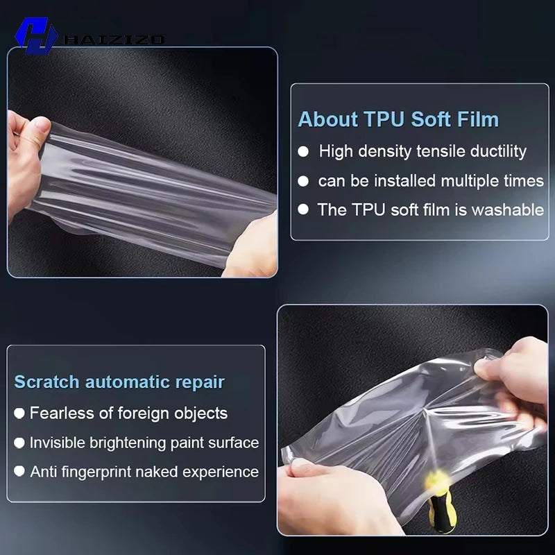 For BAIC BJ30 2024-2025 Car interior Matte Screen Protector console GPS Navigation LCD screene TPU film Scratch resistant PPF