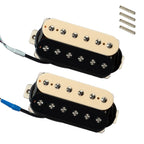 Phrilam Pro HH High output Alnico5 6 non &6 adjustable Humbucker Neck/50mm7.6K  Bridge/52mm Pickups8.8/16.5K for Electric Guitar