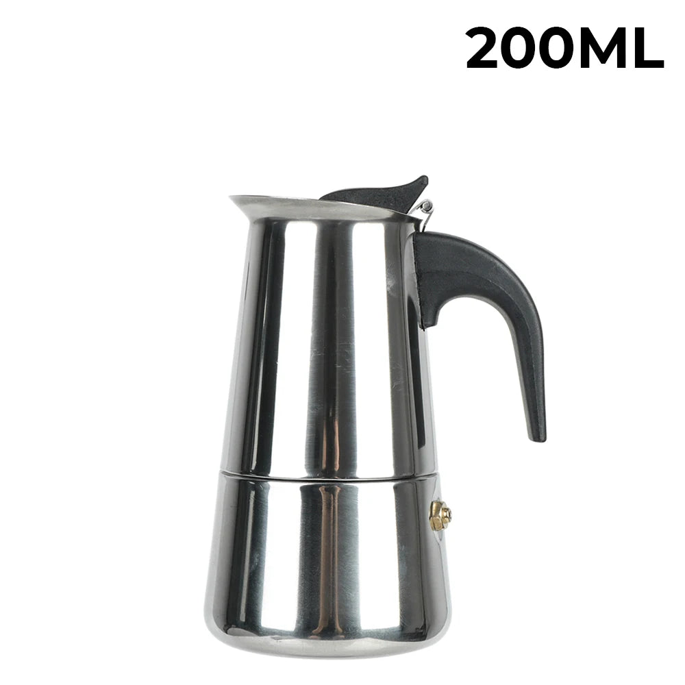 Mocha Coffee Pots Italian Aluminum Octagonal Pot Coffee Cup Maker Tea Maker Portable Coffee Maker