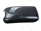For Mercedes Benz C class W203 2002-2006 Car Stickers Stowing Tidying Armrest Box Panel Carbon fiber Cover Interior Accessories