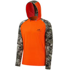 Bassdash Men’s UPF 50 Performance Fishing Shirt Cooling Hoodie Camo Long Sleeve  FS17M