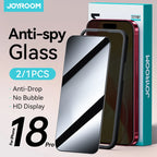 Joyroom 1/2PCS For iPhone 17 Pro Max Anti-Spy Glass Privacy Screen Protector Glass For iPhone 17 Pro 17 Air Tempered Glass Film