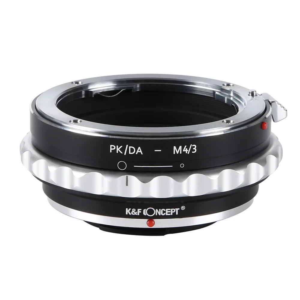 K&F CONCEPT PK/DA-M4/3 Lens Mount Adapter Ring for Pentax PK DA Mount Lens to M4/3 Micro Four Thirds MFT Mount DSLR Cameras Body