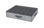 1 Piece Under Bed Shoe Storage Organizer, can accommodate 12 to 16 pairs of shoes, with transparent window, breathable, foldable