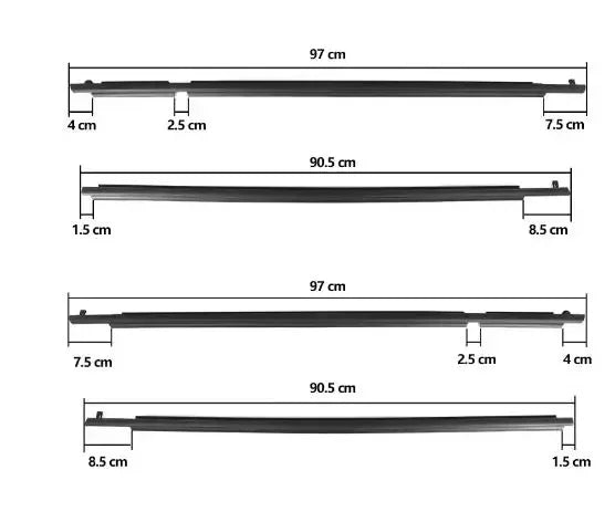 4 Pcs USA or EU Windows Rubber Outside for Toyota RAV4 2009-2012 75720-0R020 Glass Protector Weather Strip for RAV-4 Glass XA30