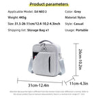 Portable Shoulder Bag Protective Backpack Travel Carrying Case Storage Bag for DJI NEO 2 Drone & Remote & Battery Accessories