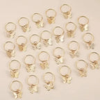 5-20pcs Wig Dreadlocks Hair Accessories Buckle Butterfly Open Hair Ring Clip Vintage Hollow Braid DIY Accessory Pendant