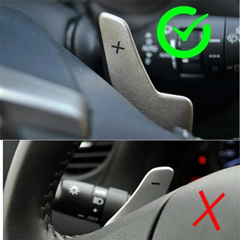 Aluminum Paddle Shifter For Lexus IS200 IS250 IS300 IS350 RC200t RC300 RC350 NX200t Shift Paddle Steering Wheel Paddle Stickers