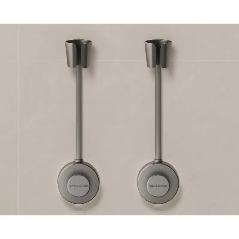 Powerful Suction Cup Hair Dryer Stand Bathroom Shelf Bathroom Organizer Shower Organizer No Need To Hold By Hand Hanging Rack