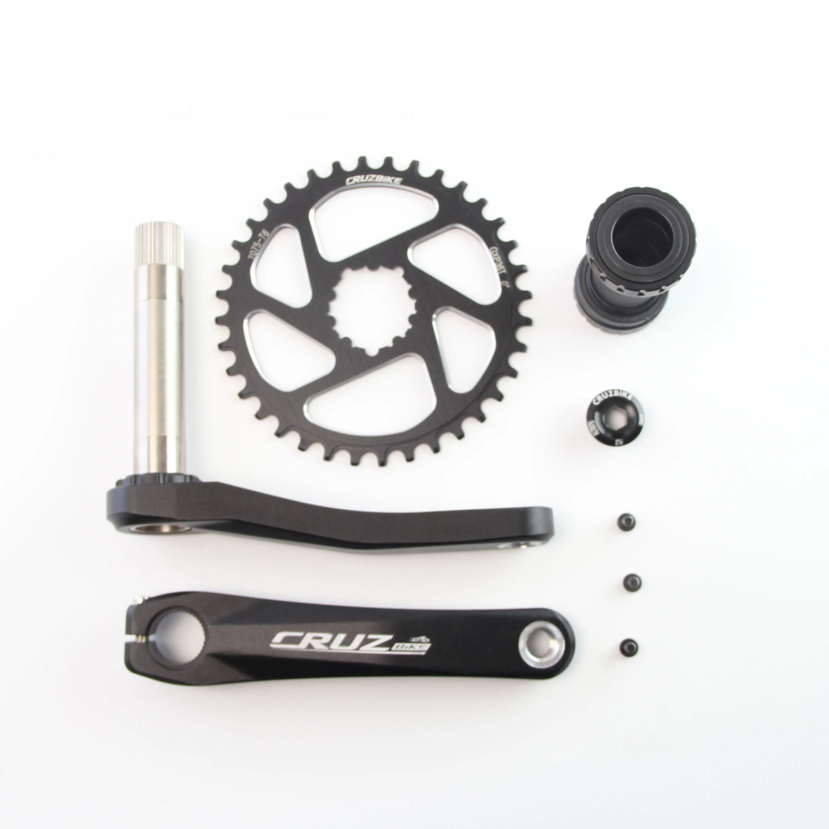 CRUZbike MTB Mountain Bike Kid's  Bicycle Crankset Crank 155/160/165/170/175mm Aluminum Alloy with Chainring 30/32/34/36/38T